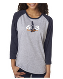 603 live free Vintage Baseball Tee