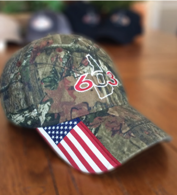 603 Camo/Flag Baseball Cap