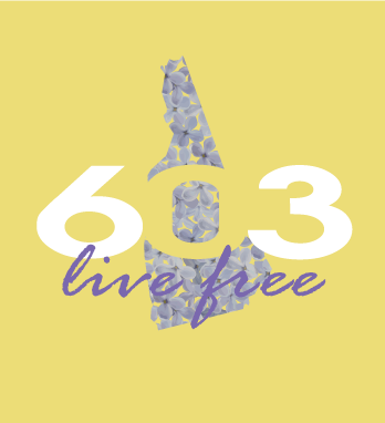 603 Live Free Lilac Tee